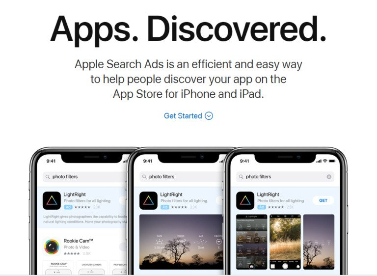 How to set up ads in the App Store